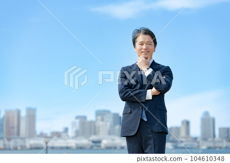 business blue sky city 104610348