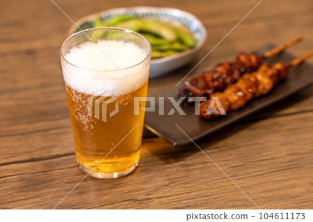 [晚間飲品]毛豆烤雞肉串[開胃菜] 104611173