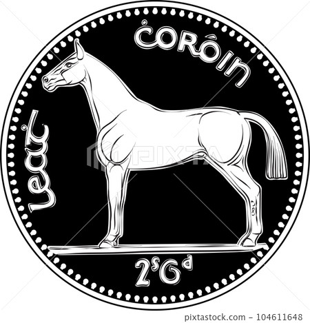 Irish money Pre-decimal silver Half crown coin 104611648