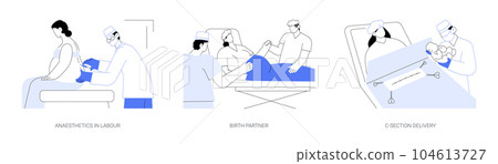 Labour abstract concept vector illustrations. Labour abstract concept vector illustrations. 104613727