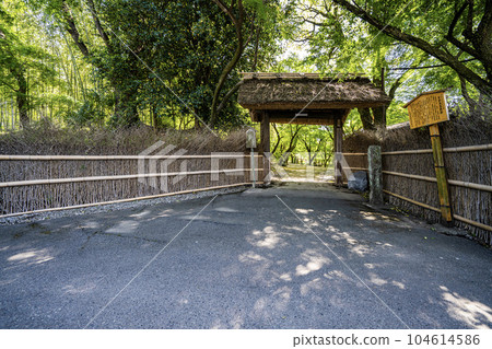 茶館遺址、中山道赤坂宿的景色 茶館遺址、中山道赤坂宿的景色 104614586