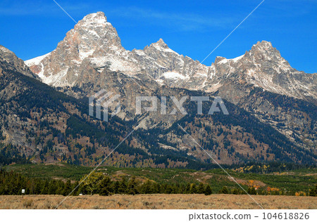 United States Autumn Grand Teton National Park Teton Mountains United States Autumn Grand Teton National Park Teton Mountains 104618826