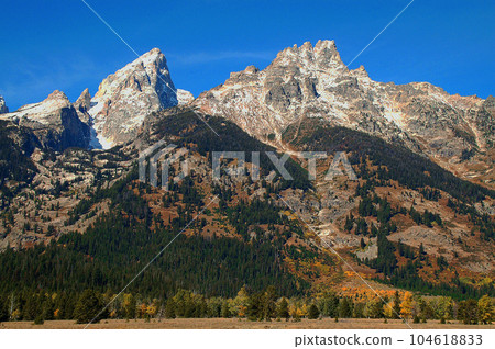 United States Autumn Grand Teton National Park Teton Mountains United States Autumn Grand Teton National Park Teton Mountains 104618833