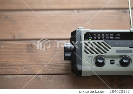Disaster prevention radio useful in the event of a disaster Disaster prevention radio useful in the event of a disaster 104620552