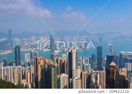 從太平山頂看(中國 - 香港) 從太平山頂看(中國 - 香港) 104622228