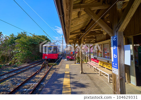 千葉縣銚子市外川町（銚子電鐵）外川站站台及展示車 104629331