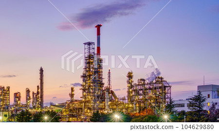 三重縣四日市工廠 夜景 104629880