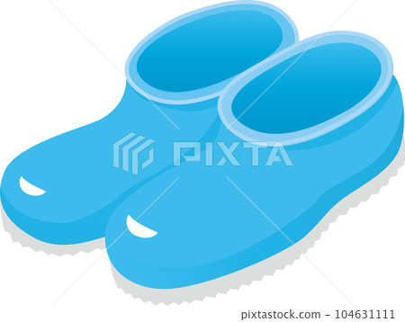 Illustration of bath boots (bath boots) 104631111