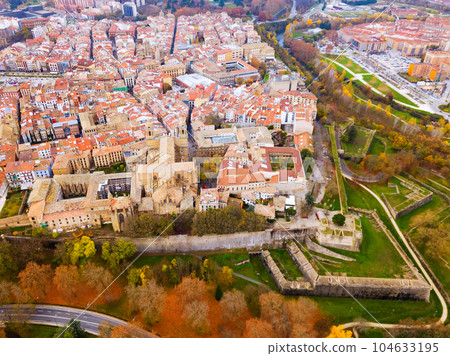 Aerial view of Pamplona 104633195