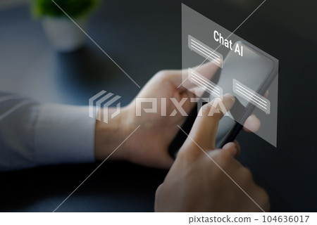 Chat AI and Smartphone chatbot Chat AI and Smartphone chatbot 104636017