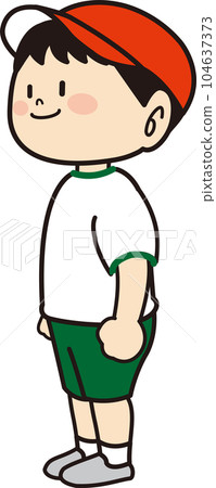 boy in gym clothes 05 104637373
