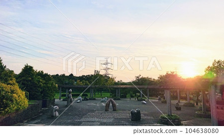 公園的黃昏 104638080