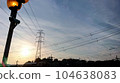 輸電塔和夏日天空第 3 部分 104638083