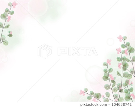 一個可愛的框架背景,在水彩畫的交響柱插圖中閃閃發光 一個可愛的框架背景,在水彩畫的交響柱插圖中閃閃發光 104638741
