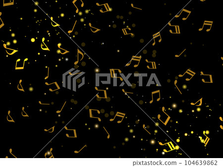 Gold musical note image background 104639862