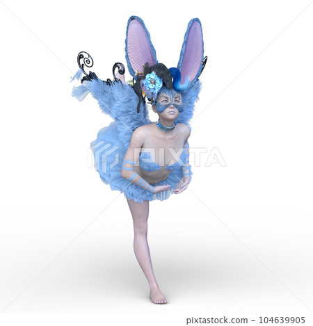 Rabbit fairy 104639905