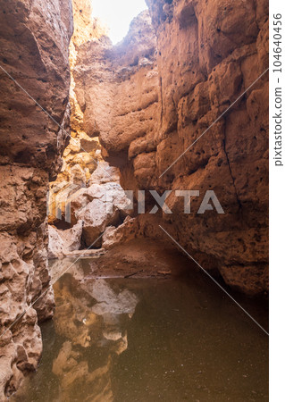 Sesriem canyon in Namibia 104640456