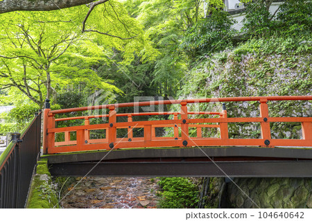 Kyoto Ohara Sanzenin Mimei Bridge (Kayaho Bridge) over the Ritsu River Kyoto Ohara Sanzenin Mimei Bridge (Kayaho Bridge) over the Ritsu River 104640642