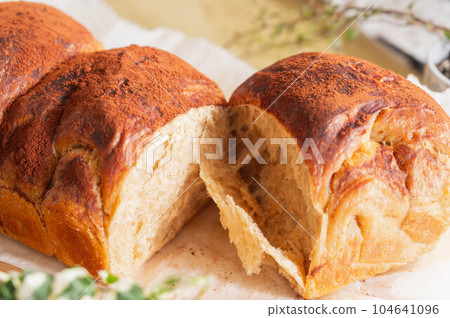 Bread type cafe au lait bread Bread type cafe au lait bread 104641096