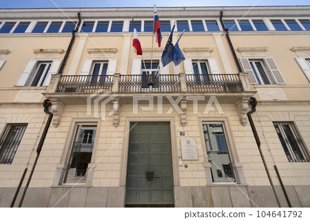 the city hall building in Koper, Slovenia 104641792