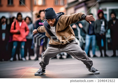 黑人表演街舞 104641922