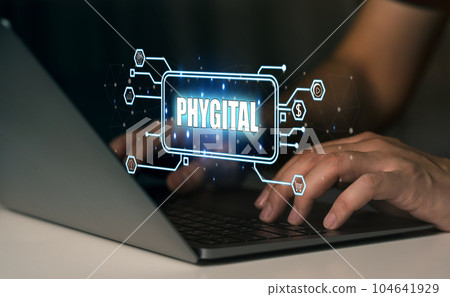 Phygital marketing involves merging tangible physical and the digital physical and digital experiences. Phygital marketing involves merging tangible physical and the digital physical and digital experiences. 104641929