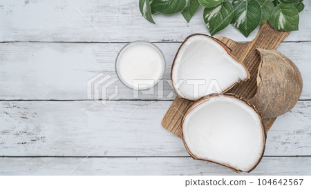 椰奶圖像 104642567