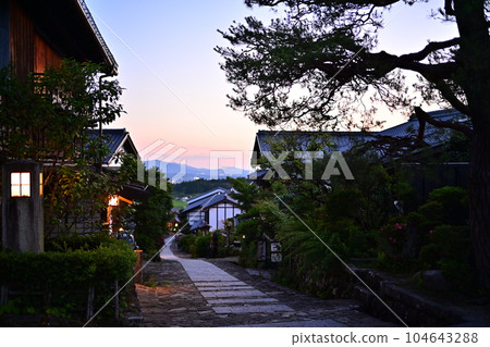 The old townscape of Magome-juku The old townscape of Magome-juku 104643288