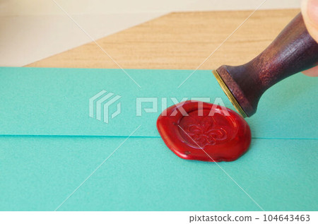 Letter and ceiling stamp 104643463