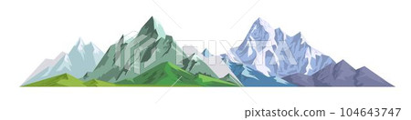 Natural elevation, mountains range wilderness 104643747