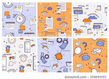 Background decoration for time management service Background decoration for time management service 104644431