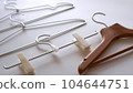 Multiple hangers with white background 104644751
