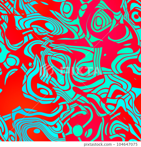 Multicolored grafity seamless pattern. Soft abstract geometric pattern. 104647075