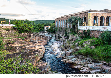 Lencois is the starting point for trips and trekking in Chapada Diamantina Natural Park in Brazil. Lencois is the starting point for trips and trekking in Chapada Diamantina Natural Park in Brazil. 104647480