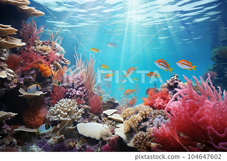 五彩繽紛的海洋世界 五彩繽紛的海洋世界 104647602