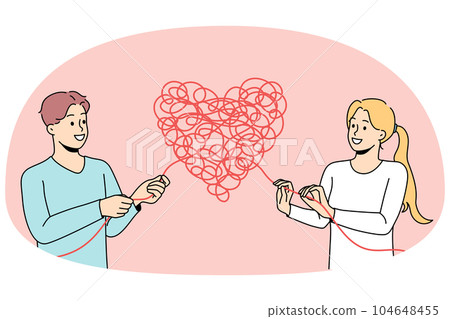Couple untangle love problems Couple untangle love problems 104648455