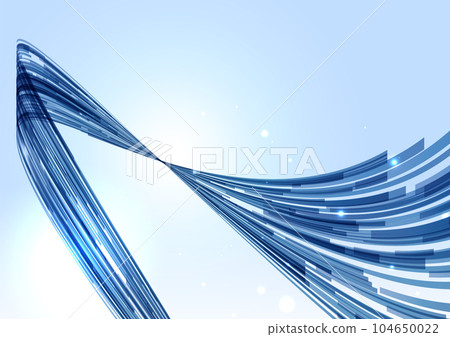 Intricate blue wave background Intricate blue wave background 104650022