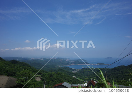 Seascape seen from Jiufen, Taiwan Seascape seen from Jiufen, Taiwan 104650028