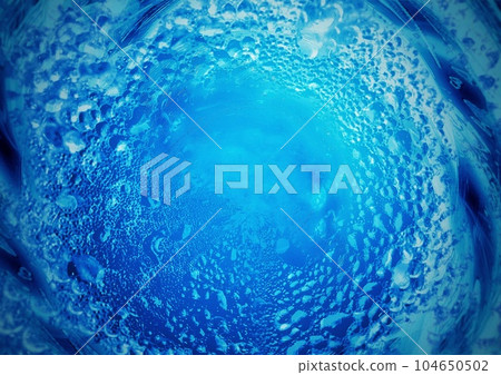 Abstract background of bubbles swirling underwater in nature concept 104650502