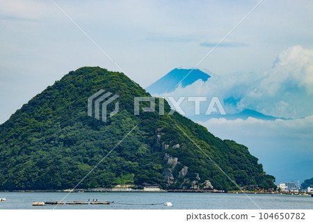 淡島和富士山 淡島和富士山 104650782