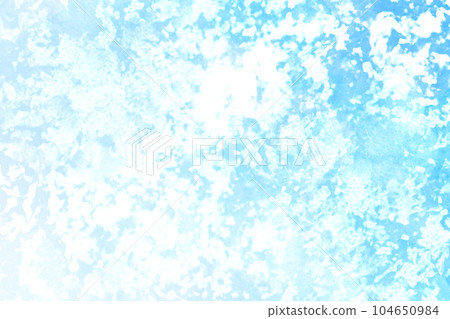 淺藍色華麗的花卉紋理，如白色背景上的雪花 104650984