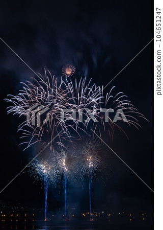 Hakodate Fireworks Display decorates the night sky 104651247