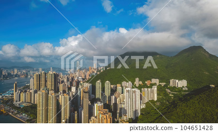 July 4 2023 Kennedy Town located on the western side Island HK July 4 2023 Kennedy Town located on the western side Island HK 104651428