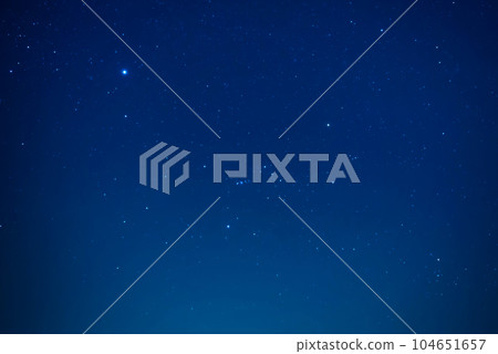 Night dark sky with bright stars 104651657