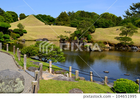 熊本的旅遊勝地水前寺成趣園（水前寺公園） 104651995