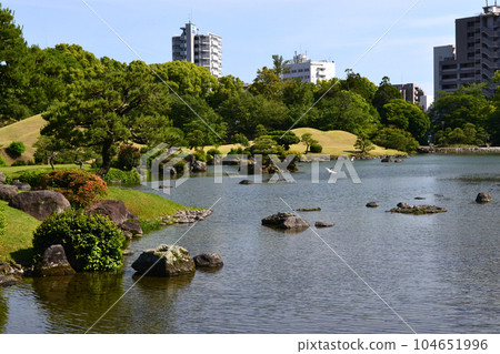 熊本的旅遊勝地水前寺成趣園（水前寺公園） 104651996