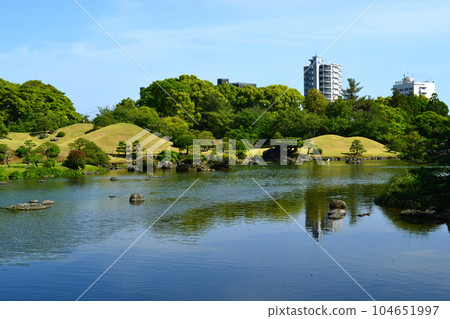熊本的旅遊勝地水前寺成趣園（水前寺公園） 104651997