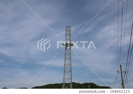 tower and pole tower and pole 104652125