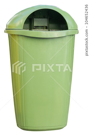 plastic trash waste container isolated plastic trash waste container isolated 104652436