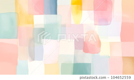 柔和的色彩抽象插圖背景“AI 生成圖像” 104652559
